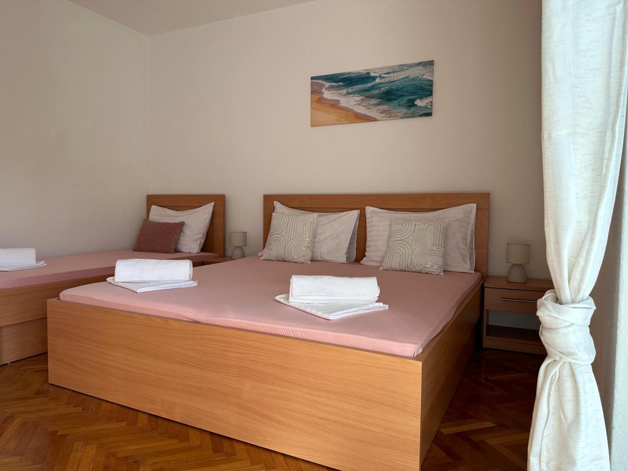Villa Ruza 30M From The Beach Baška Voda Szoba fotó